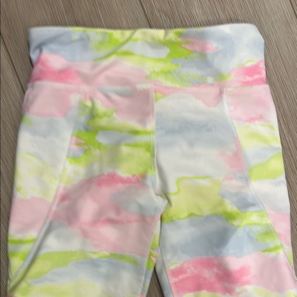 Old Navy Pink and Green Active Shorts - Picture 2 of 4